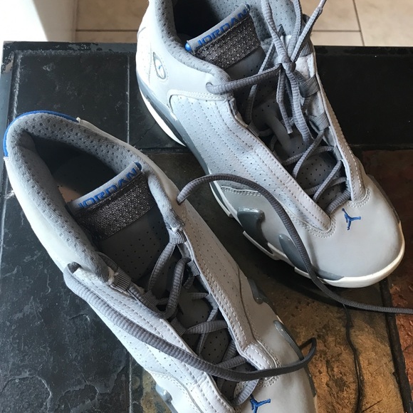 Jordan 14 Retro Sport Blue 6.5Y - Picture 4 of 10